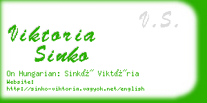 viktoria sinko business card